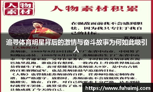 追寻体育明星背后的激情与奋斗故事为何如此吸引人